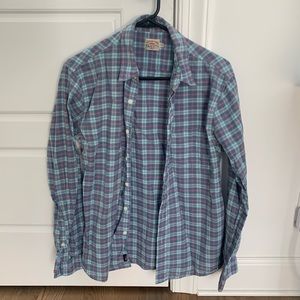 Men’s long sleeve button down - Faherty / Medium